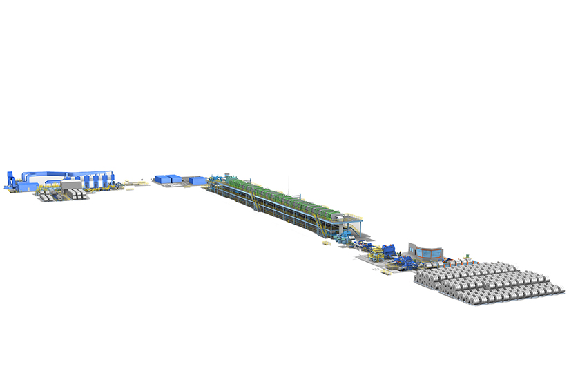 Primetals-Voestalpine-Linz Modell der Primetals-Anlage für voestalpine in Linz