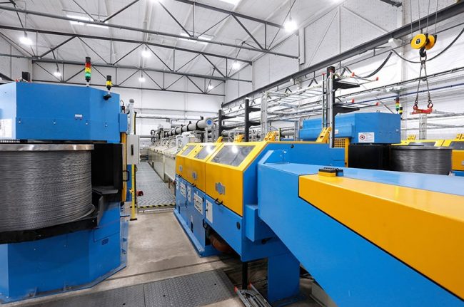 Verkupferungsanlage bei Schweißdraht Luisenthal