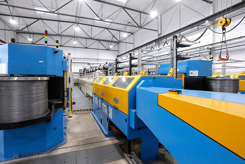 Verkupferungsanlage bei Schweißdraht Luisenthal