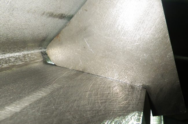 Zahnkranzantrieb nach der Neuprofilierung