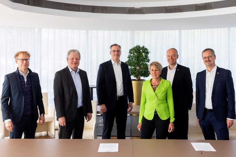 Vereinbarung für Green Steel: die Verhandlungspartner von Salzgitter und Mendritzki