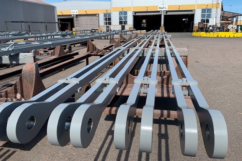 Haltestangen für Schwerlastkräne von Proplate