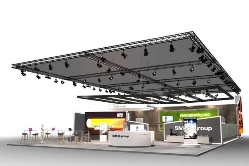 Stand der SMS group auf der wire + Tube