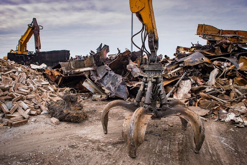 Stahlschrottplatz von ArcelorMittal nach Alba-Übernahme (Symbolbild)