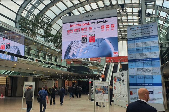 Eingangsbereich zur wire + Tube