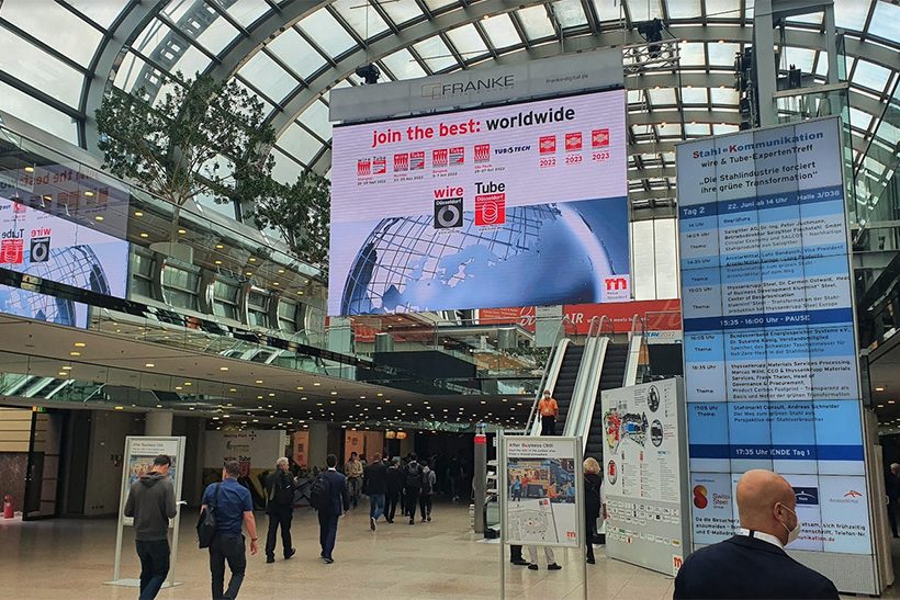 Eingangsbereich zur wire + Tube