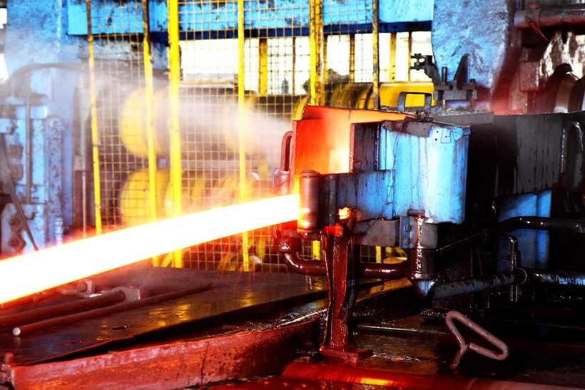 Walzprozess bei Böllinghaus Steel