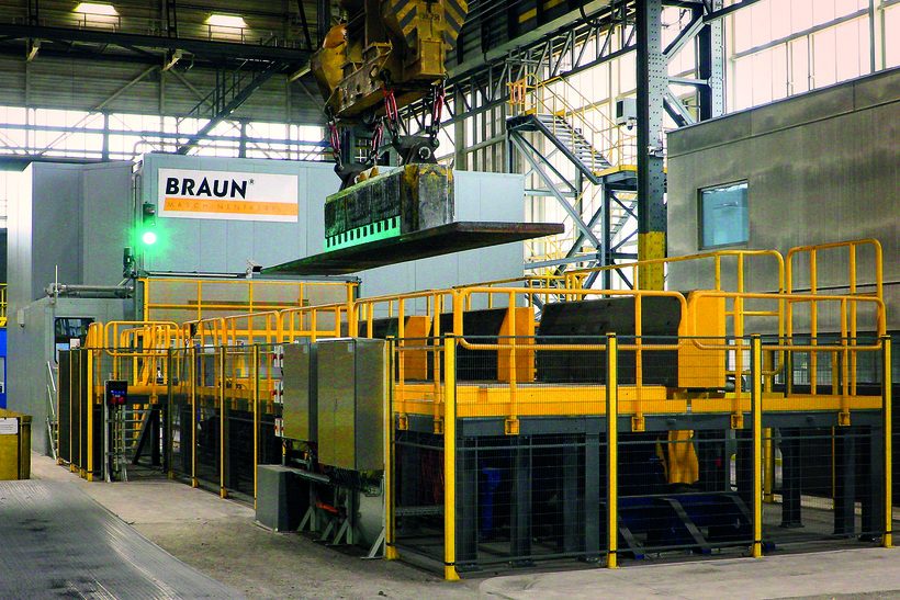 Anlage von Braun Maschinenfabrik
