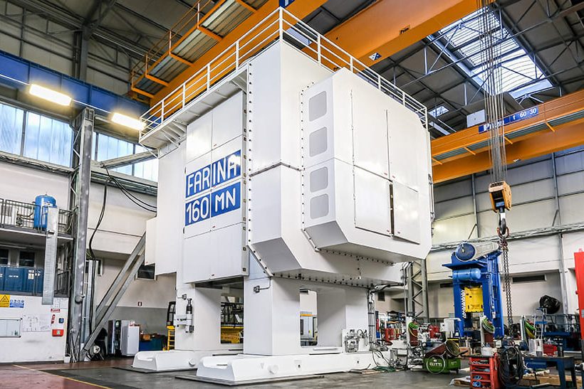 Im Jahr 2021 wurde von Farina Presse eine 16.000-Tonnen-Presse gebaut.