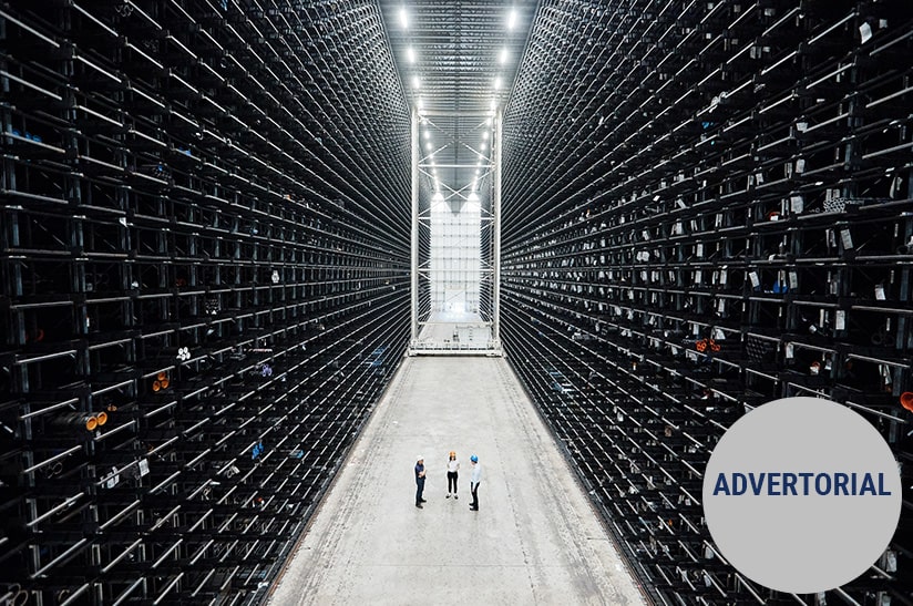 Zentrallager in Duisburg, Deutschland