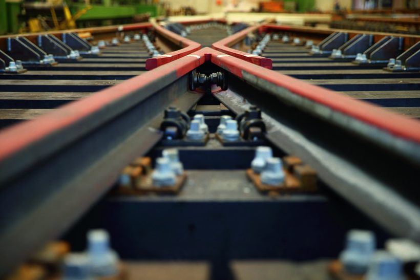Weichen, wie sie auch von voestalpine Railway Systems kommen können
