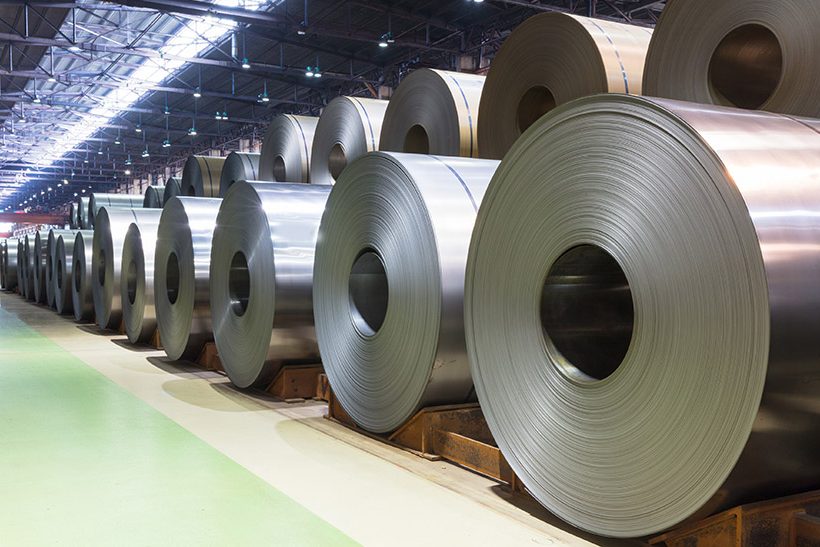 Coils im Lager, wie sie mit SST Casting AI optimiert sein können