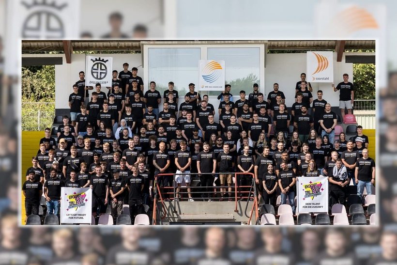 Dillinger und saarstahl-werk-voelklingen-uebernahme-liberty-ascoval-hayang begrüßen 130 Nachwuchskräfte