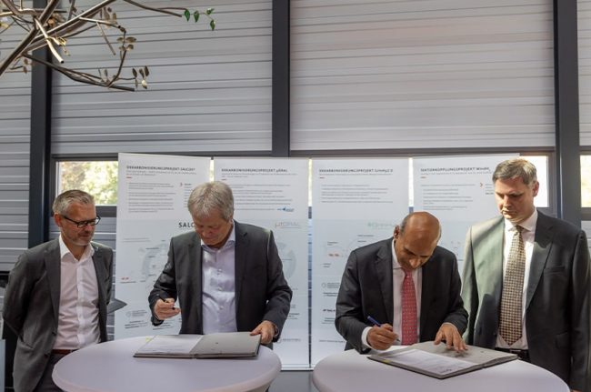 Vertragsunterzeichnung zwischen der Salzgitter AG und Primetals Technologies