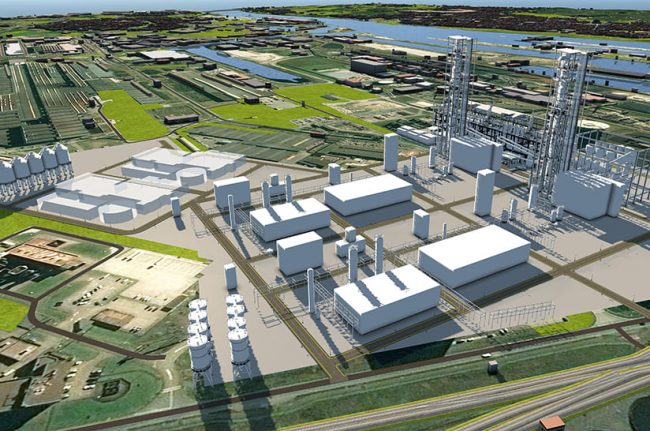 Tata Steel investiert in IJmuiden in Wasserstoff: die Abbildung zeigt die geplante DRI-Anlage