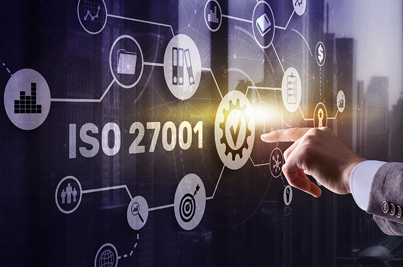 ISO 27001. International information security standard. Concept of ISO standards quality control warranty Kaltenbach.Solutions will eine Iso-Zertifizierung nach 27001