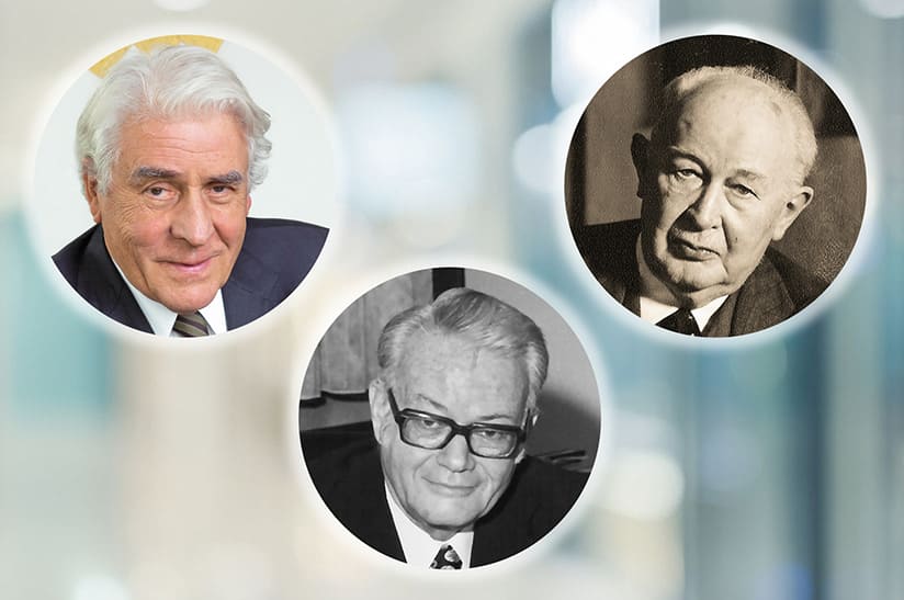 Porträtbilder der geschäftsführer von Aumund