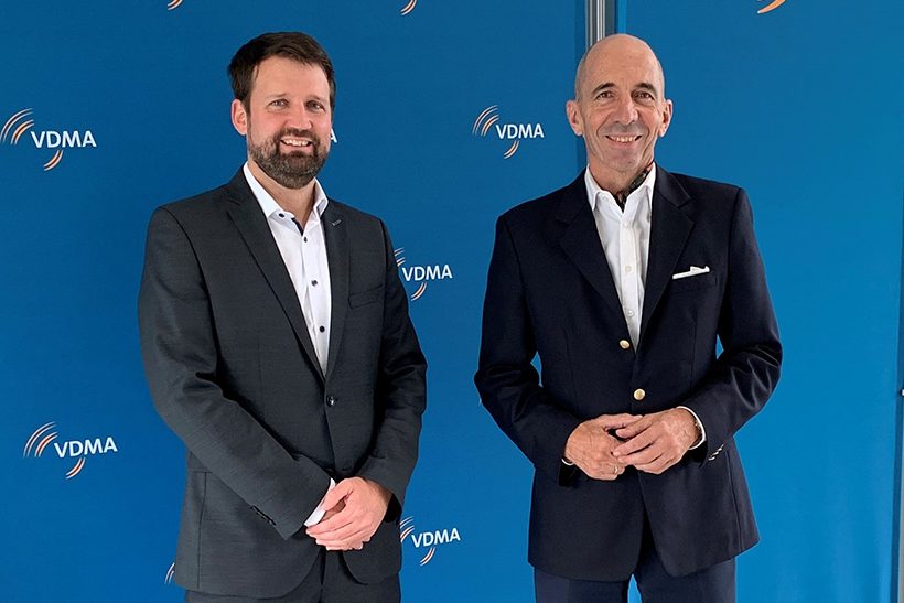 Dr. Harald Weber und Thomas Waldmann, VDMA