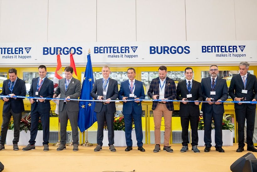 Benteler hat in seinem Automobilwerk in Burgos eine neue 3.200-Tonnen-Kaltumformpresse in Betrieb genommen.