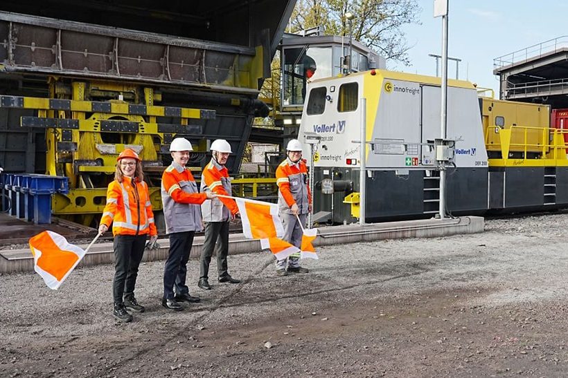 ArcelorMittal und DB Cargo weihen neues Logistik-System in Eisenhüttenstadt ein