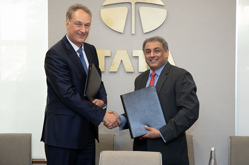Burkhard Dahmen, SMS group und T.V. Narendran, Tata Steel
