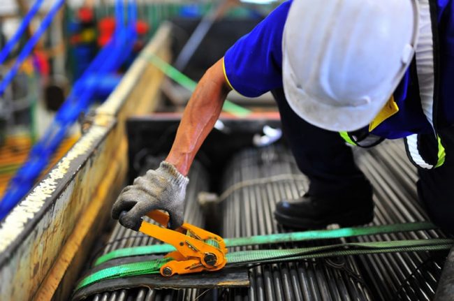 Stahllogistik der Hergarten Gruppe im Ruhrgebiet