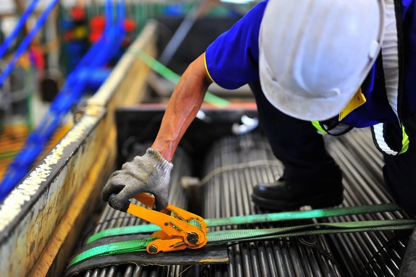 Stahllogistik der Hergarten Gruppe im Ruhrgebiet