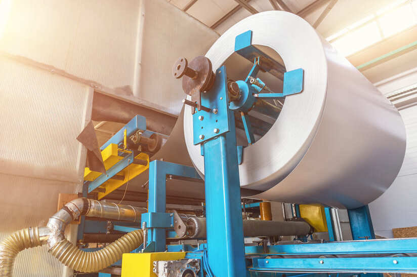 shutterstock_1066726451 (web) Anlage zur Blechbearbeitung