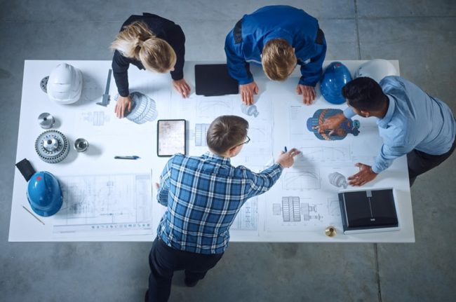 Bauplan des Blastr Green Steel stahlwerk-szene-transformationsgipfel-aufrufs in Inkoo, Finnland (Symbolbild)