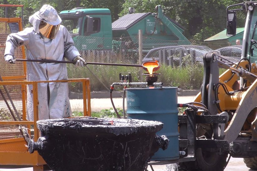 Elektroofenschlacke im Verkehrswegbau, untersucht vom FEhS-Institut