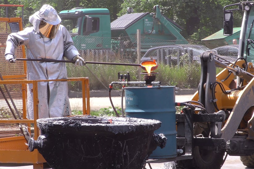 Elektroofenschlacke im Verkehrswegbau, untersucht vom FEhS-Institut