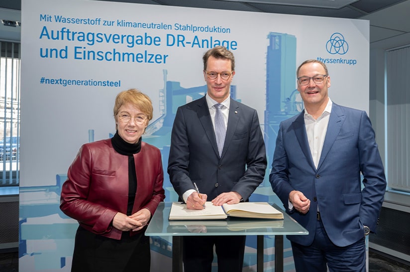 Thyssenkrupp Steel vergibt Milliardenauftrag an SMS group für Dekarbonisierung