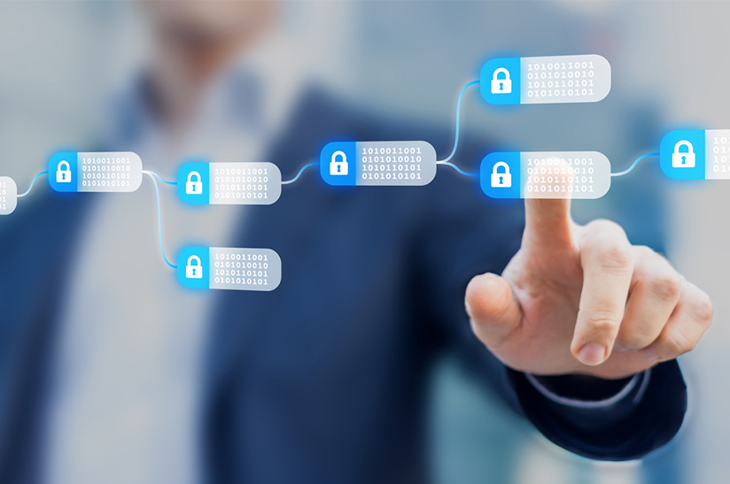 Blockchain-Symbolbild für Nexigen Data Services von Klöckner & Co. (Symbolbild)