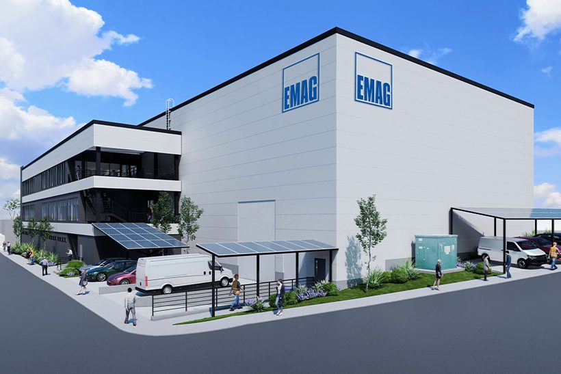 Modell des neuen EMAG-Werks in Mexiko