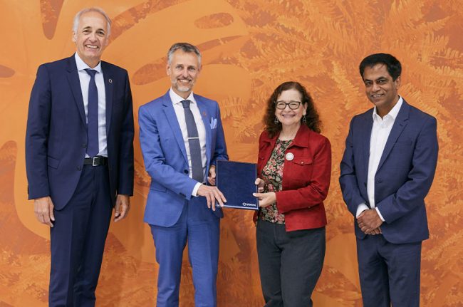 Vertreter von Lanzatech und Primetals Technologies