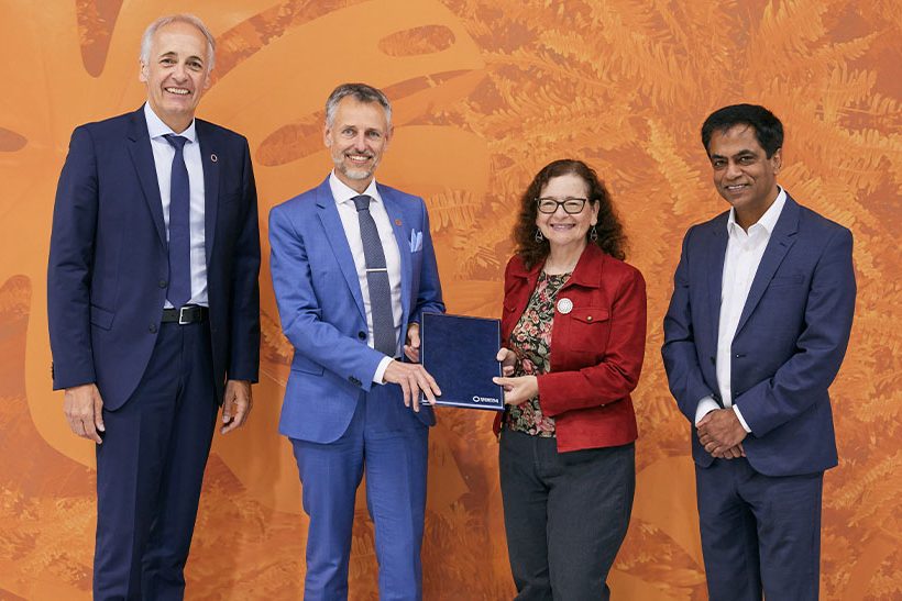 Vertreter von Lanzatech und Primetals Technologies