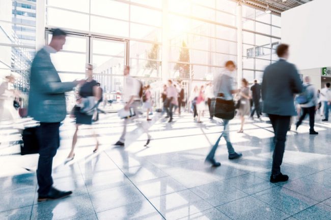 messebesucher-egypt-international-exhibition-center-kairo im Egypt International Exhibition Center, Kairo