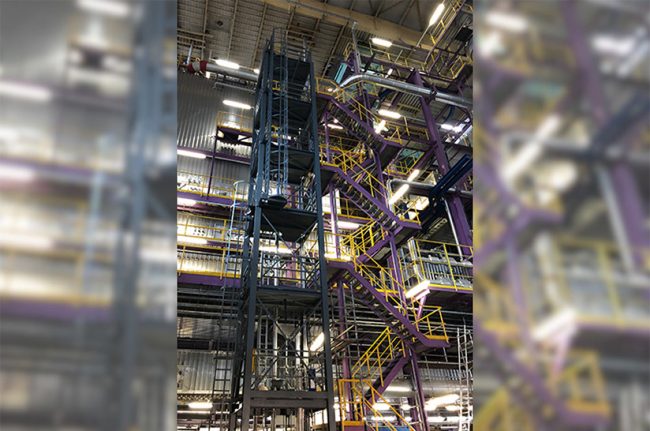 CO2-Abscheideanlage von ANDRITZ im voestalpine-stahlwerk-szene-transformationsgipfel-aufruf in Linz