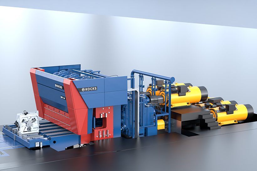 Das Bild zeigt eine Maschine, einen RSB 370, wie er von Xinji Aosen bei Kocks bestellt wurde.