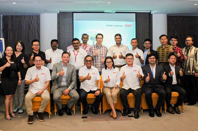 Erfolgreiche “Focus Group Discussion“ mit dem Team von PT Gunung Raja Paksi (GRP) und SMS group.