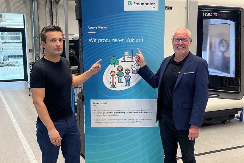 Tim Mayer (Fraunhofer) und Valentin Kaltenbach (Kaltenbach Solutions)