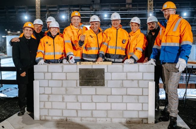 Grundsteinlegung bei Thyssenkrupp Steel