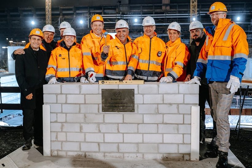 Grundsteinlegung bei Thyssenkrupp Steel