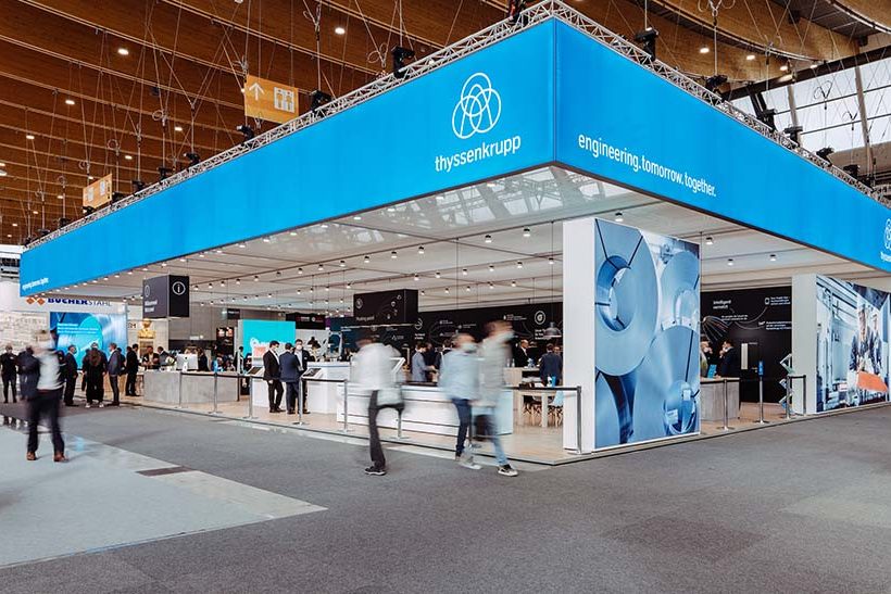 Thyssenkrupp auf der Blechexpo 2021