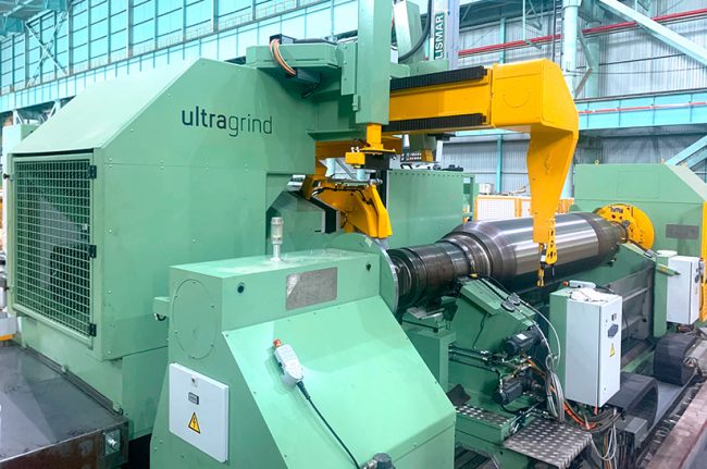 Das Bild zeigt eine ultragrind Walzenschleifmaschinen der Heinrich Georg Maschinenfabrik