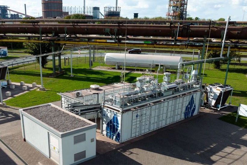 Wasserstoff-Versuchsanlage im Projekt GrInHy3.0