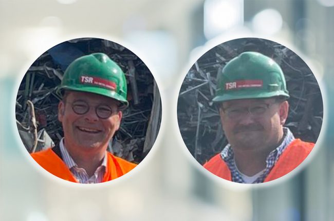 Thomas Junker (li.) und Guido Lipinski vom BDSV