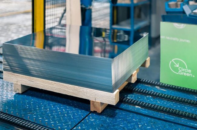 Bleche der Produktreihe "Circle Green" von Outokumpu