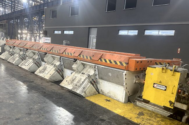 Das Bild zeigt eine nlage von Primetals Technologies.