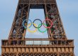 Das Bild vereinte ikonische Symbole: Olympische Ringe am Eiffelturm Paris. Hersteller der Ringe ist ArcelorMittal.